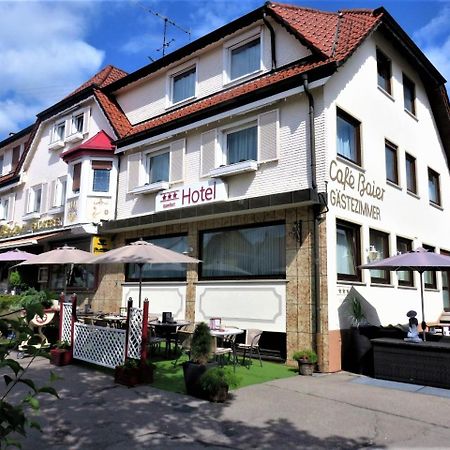 Hotel Conditorei Cafe Baier Schoemberg  ภายนอก รูปภาพ