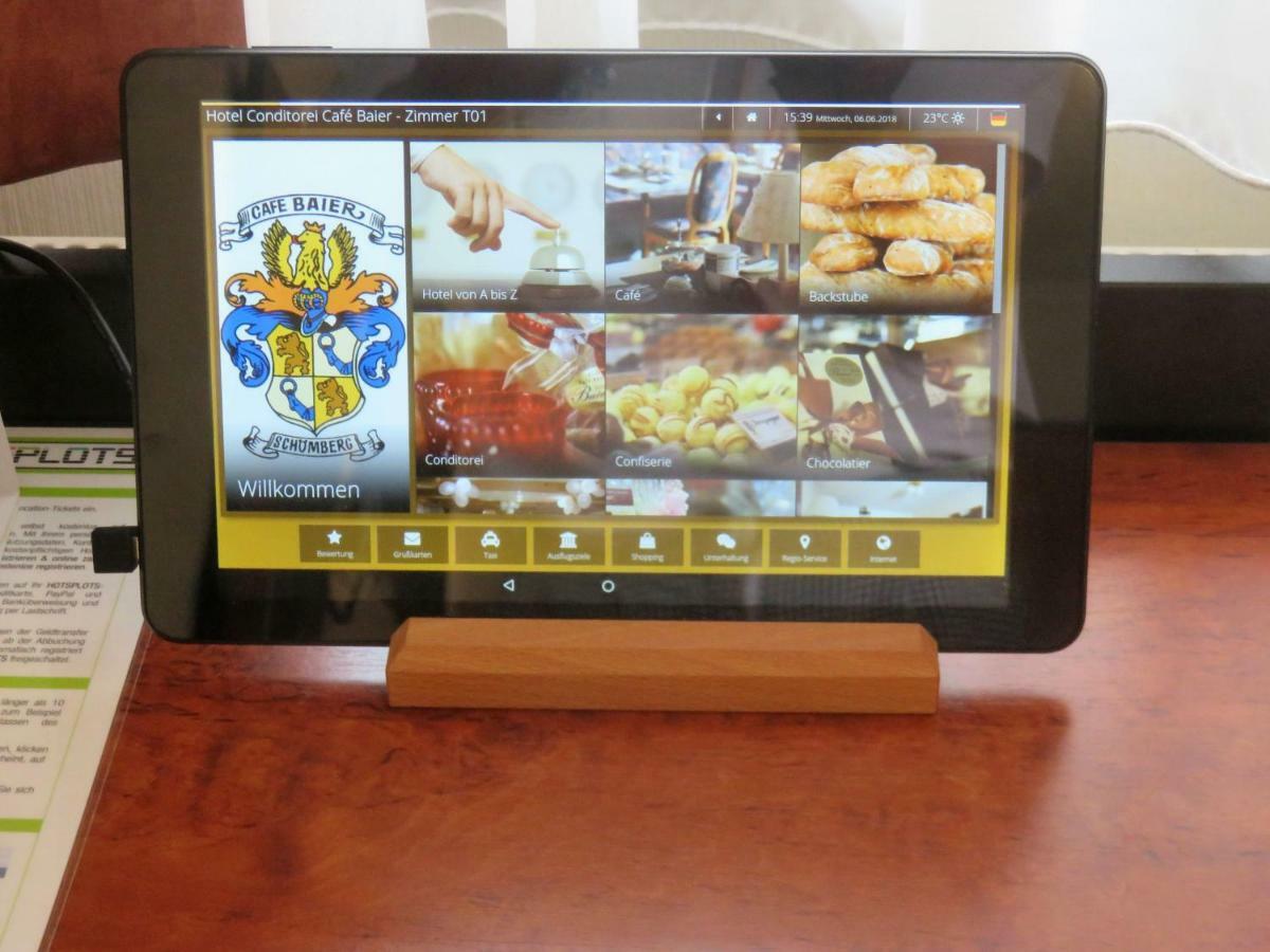 Hotel Conditorei Cafe Baier Schoemberg  ภายนอก รูปภาพ